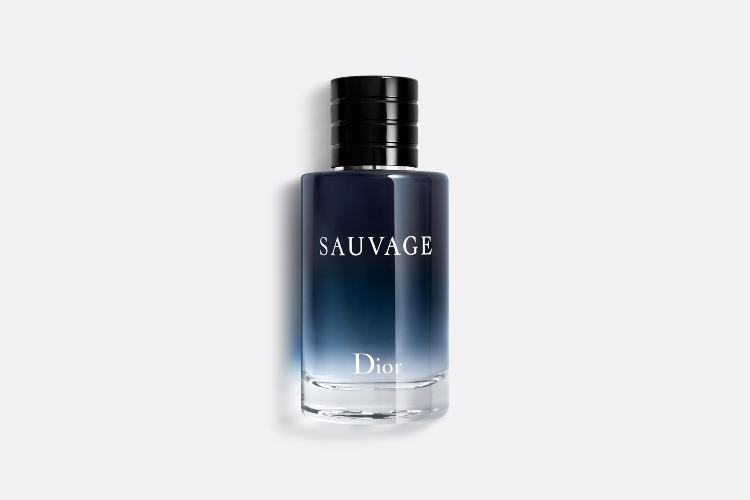 dior sauvage promotional photo of bottle