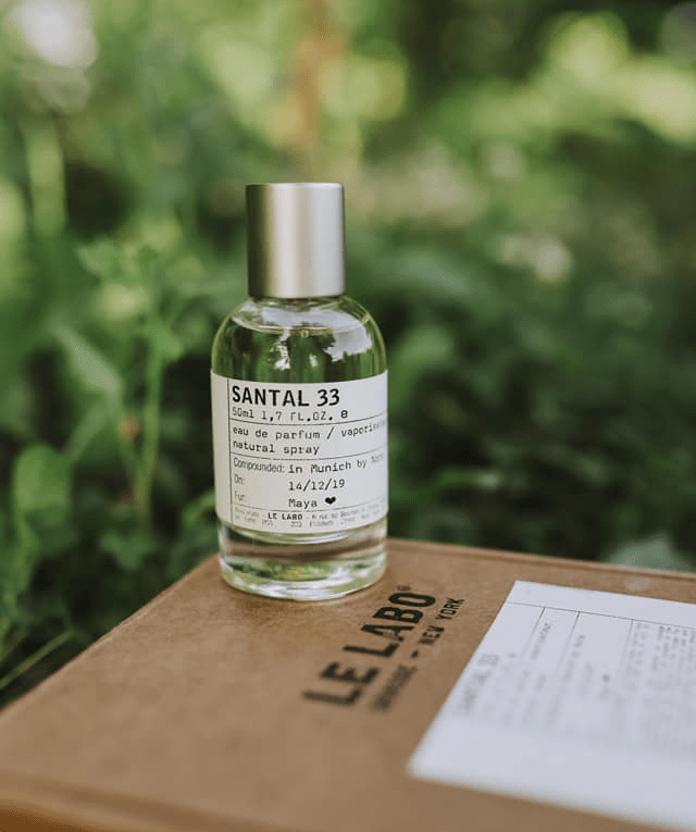 le labo santal 33 bottle on box